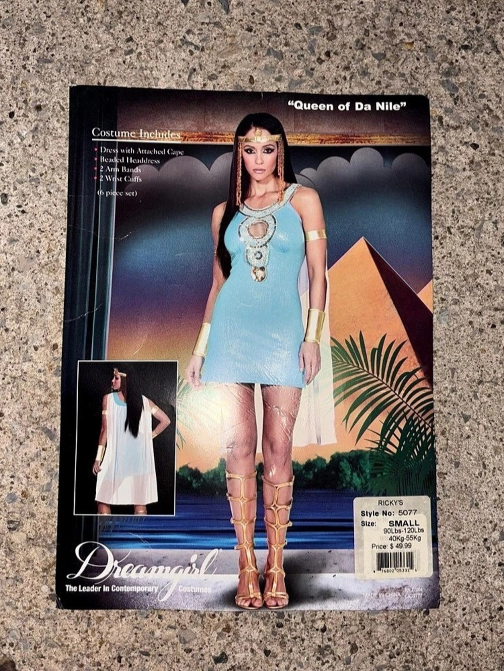 Dreamgirl Queen of Da Nile Costume Size Small